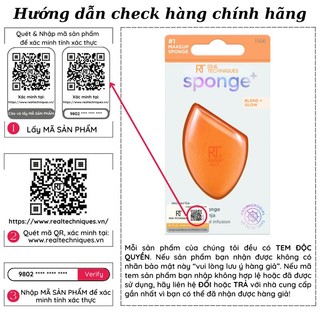 ( HÀNG CHÍNH HÃNG ) Mút Tán Kem Nền Real Techniques MIRACLE COMPLEXION SPONGE