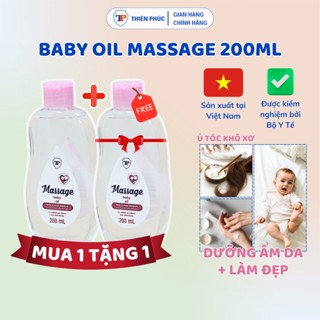 Dầu massage cho bé TP 200ml baby oil không mùi dầu mát xa dưỡng ẩm da thành phần lành tính