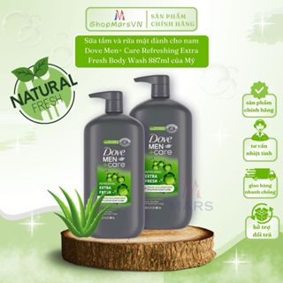 Sữa tắm và rửa mặt dành cho nam Dove Men 946ml, Extra Fresh Body Wash 946ml của Mỹ - Shopmarsvietnam