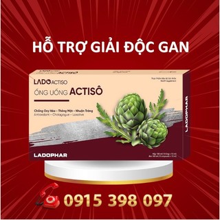 Combo 10 hộp Ống Uống Atiso / Actiso Ladophar Đà Lạt