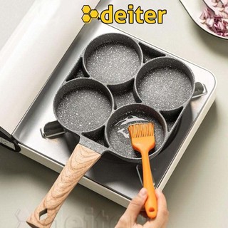  Chảo Chống Dính 4 Ngăn  Dùng Với Mọi Loại Bếp  DEITER Chảo Chiên Trứng Bếp Từ Cao Cấp Nhiều Ngăn Tiện Dụng DT240304901 