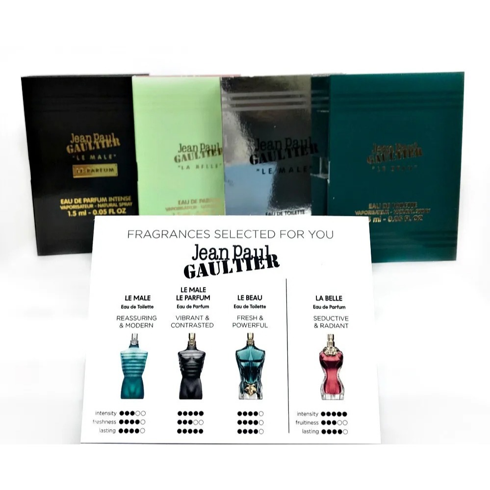 Socute - Vial Nước Hoa Chính Hãng Jean Paul Gaultier Le Male/ La Beau / La Belle
