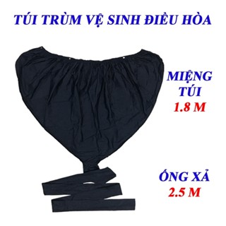 Áo vệ sinh máy lạnh vải trơn đuôi 2.5 mét chống thấm