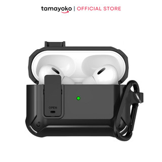 Ốp Case Vỏ Bảo Vệ Dành Cho Airpod Pro 2 (Gen 2 - 2022) Tamayoko Có Móc Khóa Chống Rơi Nắp