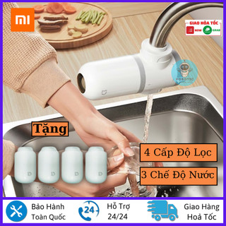 Máy Lọc Nước Xiaomi Tại Vòi Chất Lượng Cao - Kèm 4 Lõi Lọc Thay Thế ,4 Cấp Độ Lọc, 3 Chế Độ Nước-Bảo Hành 12 Tháng