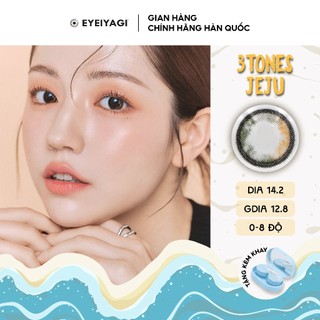 Kính áp tròng EYEIYAGI 3-tones Jeju lens cận 3 tháng độ cận 0-8 | Chính hãng Hàn Quốc thời gian đeo 15-18h/ngày