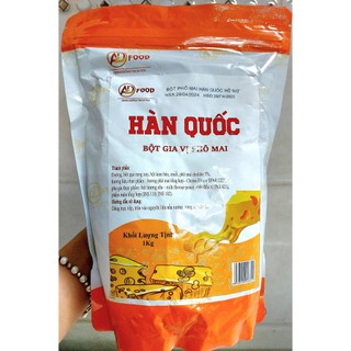 1Kg Bột Gia Vị phô mai Hàn Quốc màu hồng cam, vị béo mặn, thơm nhẹ