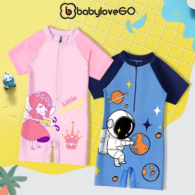 Đồ bơi bé trai bé gái BabyloveGO bộ đồ bơi liền thân hoạ tiết siêu xinh cho bé 10-40kg