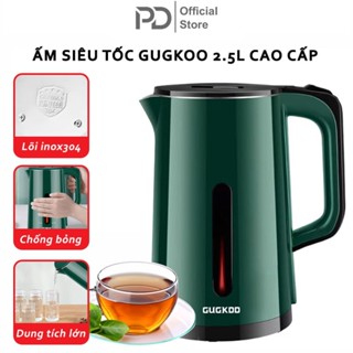 Ấm Siêu Tốc Đun Nước Dung Tích 2.5 Lít, 2 Lớp Cách Nhiệt Tự Ngắt Khi Sôi Công Suất 1500W