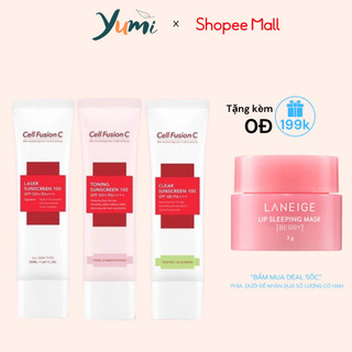 Kem Chống Nắng Cell Fusion C 100 SPF50+ PA +++ Hàn Quốc Dưỡng Trắng và Nâng Tone cho mọi loại da 50g