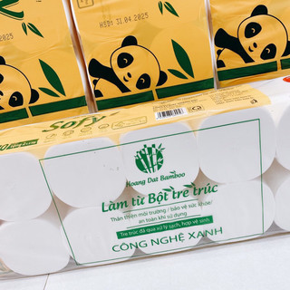 Giấy vệ sinh SOFY bịch 12 cuộn(tặng kèm túi giấy ăn size lớn )