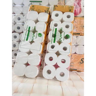 Giấy vệ sinh SOFY bịch 12 cuộn(tặng kèm túi giấy ăn size lớn )