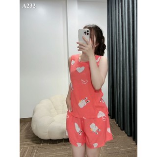 E228-E234 Bộ lanh lụa đùi sát nách
