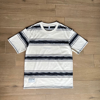 Áo thun cotton sọc kẻ form vừa vặn thoáng mát