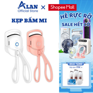 Máy uốn mi mini METIS giữ nếp lâu hơn bằng hai chế độ nhiệt, kẹp uốn mi nhiệt đa năng nhỏ gọn có sạc đi kèm