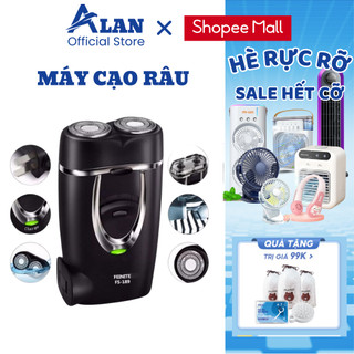 Máy cạo râu mini METIS cho nam giới thiết kế bộ lưỡi dao kép không gỉ chống nước tự động lảm sắc