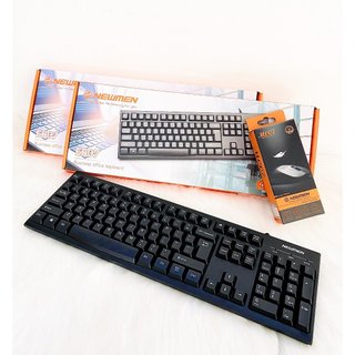 Combo bàn phím chuột newmen 007 mixie x7s+ chuột mixie x2 đẹp, bấm êm, không tiếng kêu