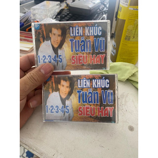 Băng cassette LIÊN KHÚC TUẤN VŨ 12345 (băng Cát-Sét)