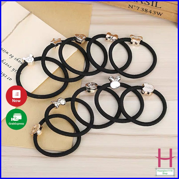 Chun buộc tóc đen phong cách hàn quốc sang chảnh { H }