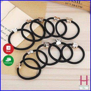 Chun buộc tóc đen phong cách hàn quốc sang chảnh