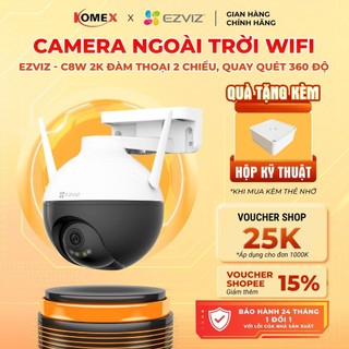  Camera Wifi ngoài trời EZVIZ C8W Độ phân giải 2K, 2 chiều, khả năng quay quét 360