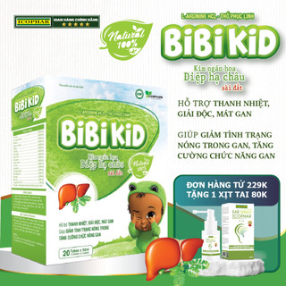 BIBIKID - THANH NHIỆT, MÁT GAN - GIẢI ĐỘC GAN - GIẢM DỊ ỨNG, MẪN NGỨA, RÔM SẢY, MỀ ĐAY MỤN NHỌT DO CHỨC NĂNG GAN KÉM