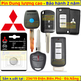 Pin chìa khóa ô tô Mitsubishi Xpander Outlander Attrage Triton Pajero Mirage Zinger Sport 3V