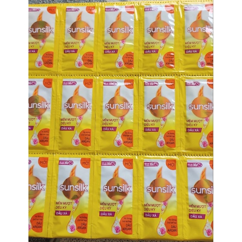 Combo 5 dây dầu xả Sunsilk vàng