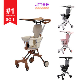  Xe Đẩy Cho Bé, Xe Đẩy Gấp Gọn Có Đệm Và Mái Che Đảo Chiều Tiện Lợi Đi Du Lịch Siêu Gọn Nhẹ