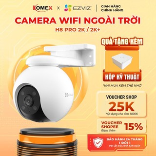  Camera Wifi EZVIZ ngoài trời H8 Pro 3MP/5MP Pro Độ phân giải 2K/3k, đàm thoại 2 chiều