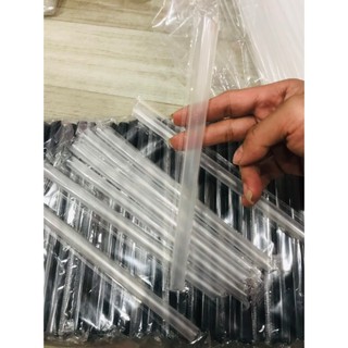 Túi lẻ 20 cái ống hút trà sữa phi 12 màng bọc riêng