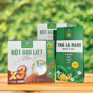 Bột gạo lứt plus X3 như ý dùng thay cho bữa ăn hỗ trợ giảm cân, lợi sữa hộp 20 Gói