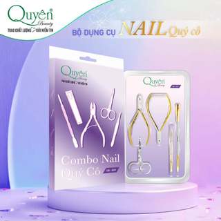  Combo Nail Quý Cô Quyên Beauty CB-QC1 Với 5 Dụng Cụ Chăm Sóc Cá Nhân Cực Tiện Lợi Ý Nghĩa 