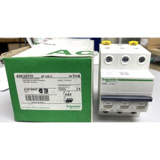 Attomat ik60n ,a9k24310 ,a9k24306 ,mcb 3p 6a ,10a - áp tô mát cài 3 pha dòng cắt 6ka chính hãng