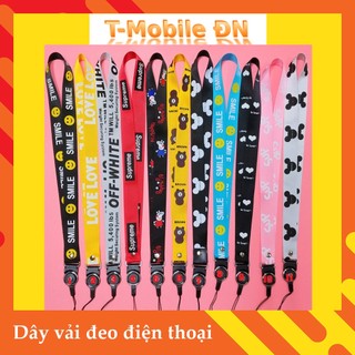Dây đeo vải strap dây đeo thời trang, đeo ốp điện thoại - đeo thẻ