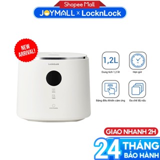 Nồi cơm điện LocknLock 1.2L Bianco EJR384IVY, Hàng chính hãng, lớp phủ chống dính men sứ - JoyMall