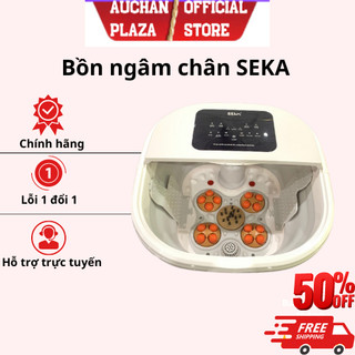 Bồn ngâm massage chân Seka SK-195 gấp gọn con lăn tự động, màn hình cảm ứng bảo hành 12 tháng