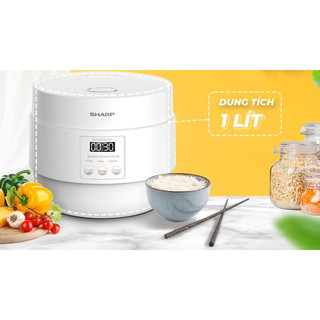 Nồi cơm điện tử Sharp KS-COM100DV-WH