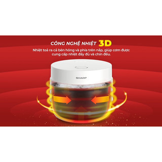 Nồi cơm điện tử Sharp KS-COM100DV-WH