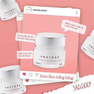 Face dưỡng da trắng hồng căng bóng hm store