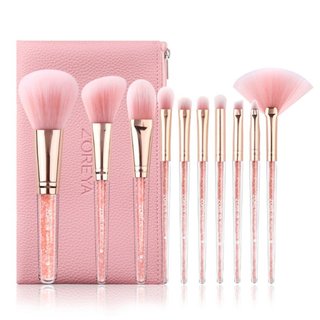Bộ Cọ Cá Nhân 10 Cây Kèm Túi Z'oreya Professional Makeup Brushes 10pcs