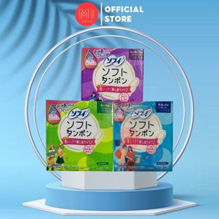 Băng vệ sinh Tampon Unicharm Nhật Bản Siêu Thấm Hút Khô Thoáng Dịu Nhẹ Siêu Sạch