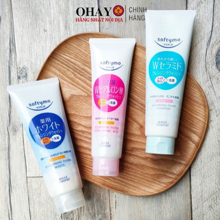<HÀNG CHÍNH HÃNG CÓ TÁCH LẺ> Bộ 3 Sữa rửa mặt Kose Softymo Nội địa Nhật Bản- Ohayoshop
