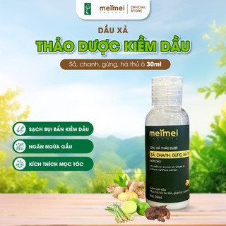 Dầu xả thảo dược kiềm dầu meimei organic thiên nhiên giảm gãy rụng kích thích mọc tóc 30ml