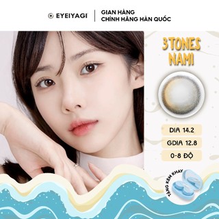 Kính áp tròng EYEIYAGI 3-Tones Nami lens cận 3 tháng độ cận 0-8 | Chính hãng Hàn Quốc đeo 15-18h/ngày
