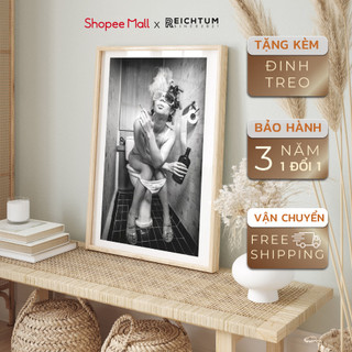 Tranh treo tường canvas cao cấp SET1 của REICHTUM - Phòng khách/ Nhà ngủ/ Decor/ Chất vải canvas