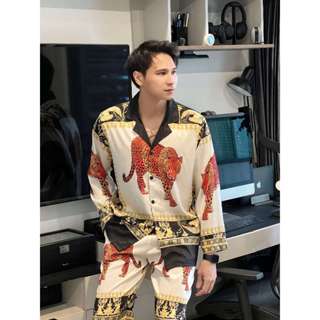 Bộ Đồ ngủ nam Pijama lụa mềm mịn HB0101