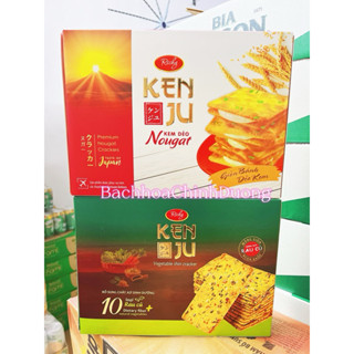 Bánh Quy kem sữa Kenju bánh giòn kem dẻo và Kenju rau củ