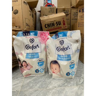 Nước xả vải Comfort Dịu Nhẹ dạng túi 3.2L
