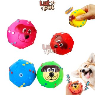  Bóng mặt chó cho chó mèo đồ chơi phát ra tiếng kêu cho thú cưng - lutpet 